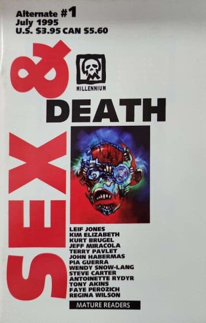 Sex & Death #1B - 9.6 Near Mint + Millennium Publications 1995 - Image 1