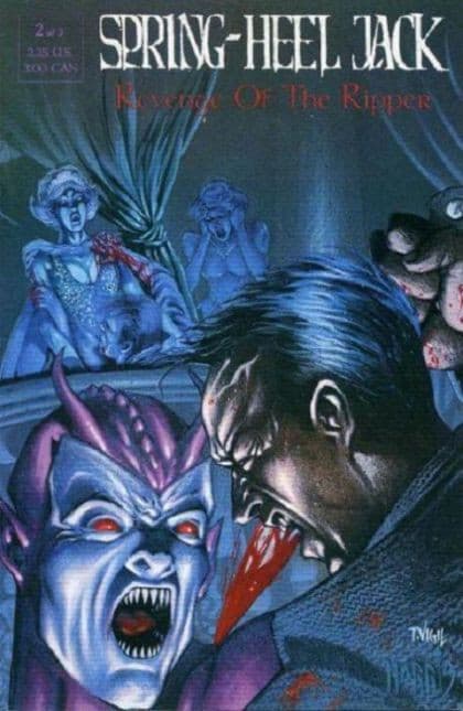 Spring-Heel Jack: Revenge Of The Ripper #2 - 9.2 Near Mint - Rebel Studios 1993 - Image 1