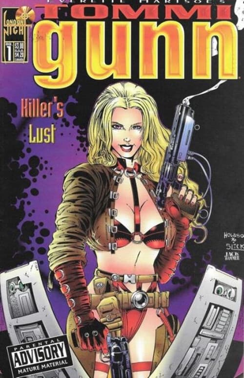 Tommi Gunn: Killer's Lust #1A - 9.6 Near Mint + London Night Studios 1997 - Image 1