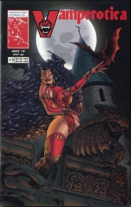 Vamperotica #7 - 8.5 Very Fine + Brainstorm 1995 - Image 1