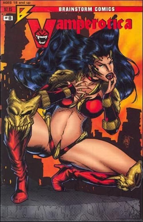 Vamperotica #8 - 9.6 Near Mint + Brainstorm 1995 - Image 1