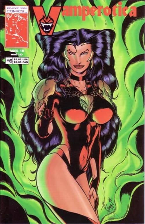 Vamperotica #6 - 8.5 Very Fine + Brainstorm 1995 - Image 1
