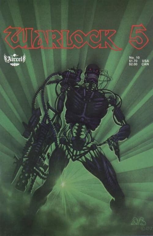 Warlock 5, Vol. 1 #10 - 5.0 Very Good / Fine Aircel Publishing 1987 - Image 1