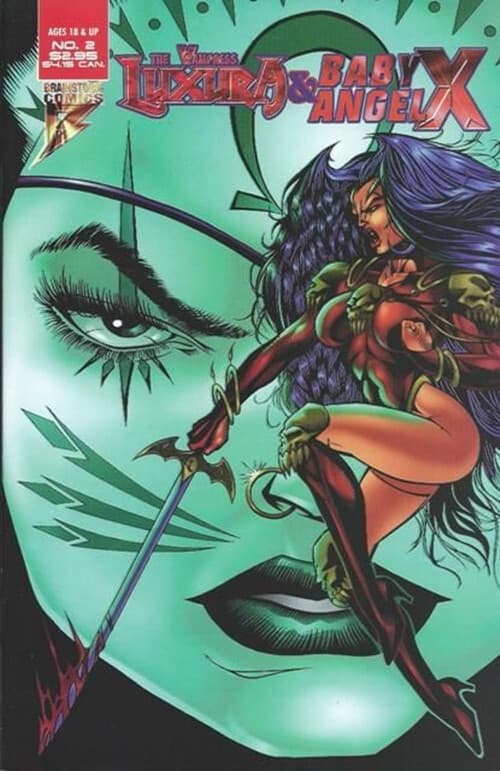 Vampress Luxura / Baby Angel X #2A - 9.6 Near Mint + Brainstorm 1996 - Image 1