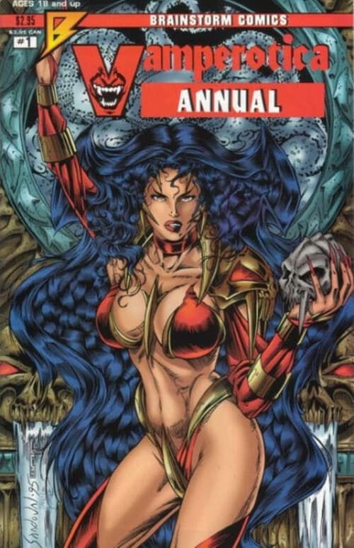 Vamperotica Annual #1A - 9.6 Near Mint + Brainstorm 1995 - Image 1