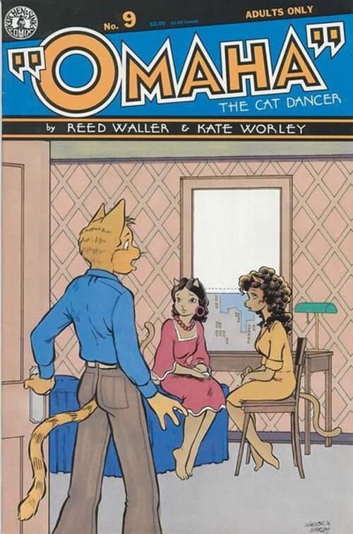 Omaha the Cat Dancer, Vol. 3 - 1st Printing #9A - 9.2 NM - Kitchen Sink Press - Image 1
