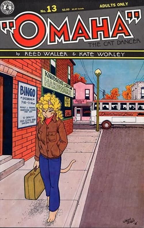 Omaha the Cat Dancer, Vol. 3 - 1st Printing #13 - 7.5 VF - Kitchen Sink Press - Image 1