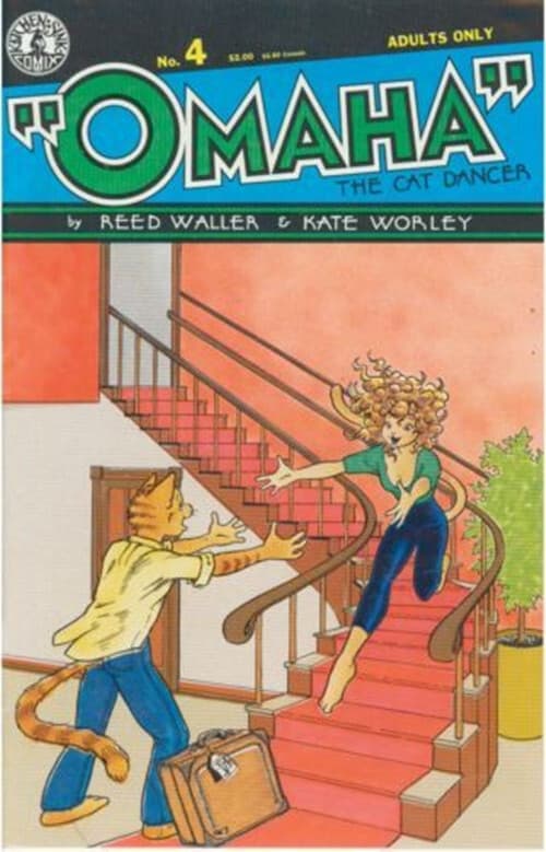 Omaha the Cat Dancer, Vol. 3 - 1st Printing #4 - 8.5 VF + Fantagraphics - Image 1