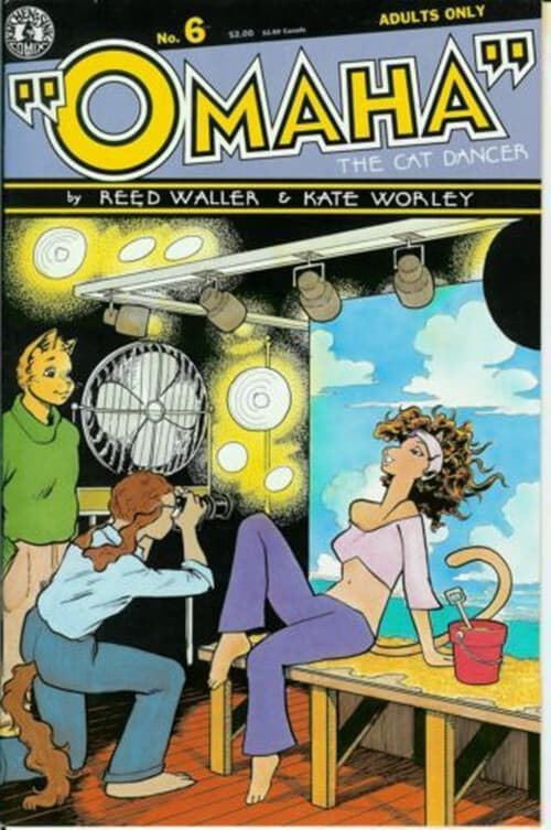 Omaha the Cat Dancer, Vol. 3 - 2nd Printing #6B - 9.2 NM - Kitchen Sink Press - Image 1