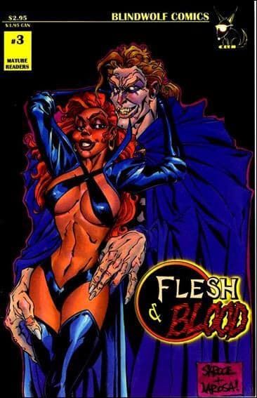 Flesh & Blood #3 - 9.2 Near Mint - Blindwolf Comics - 1996 - Image 1