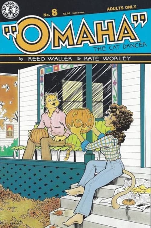 Omaha the Cat Dancer, Vol. 3 - 1st Printing #8A - 8.5 VF + Kitchen Sink Press - Image 1