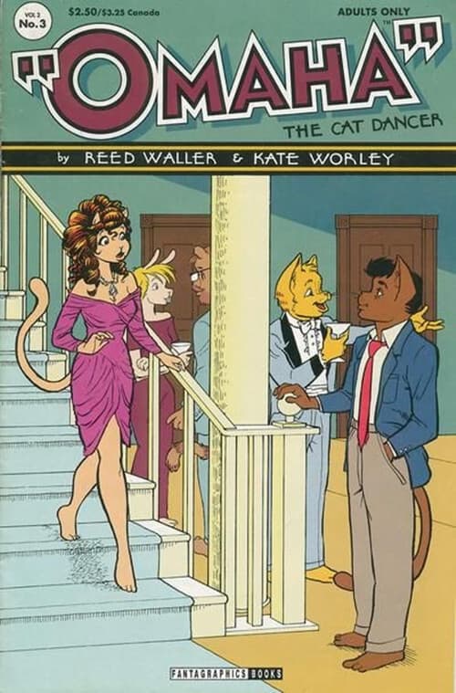 Omaha the Cat Dancer, Vol. 3 - 1st Printing #3A - 9.2 NM - Kitchen Sink Press - Image 1