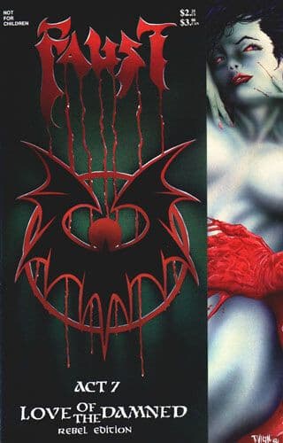 Faust, Vol. 1 - 2nd Printing #7B - 9.2 Near Mint - Rebel Studios - 1993 - Image 1