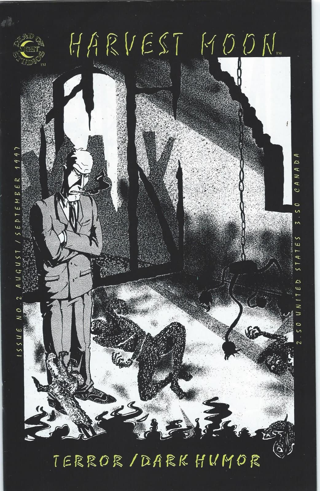 Harvest Moon #2 - 9.2 Near Mint - Dead of Night Studios - 1990 - Image 1