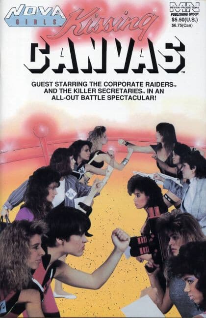 Kissing Canvas #1 - 9.2 Near Mint - mn design Productions - 1990 - Image 1