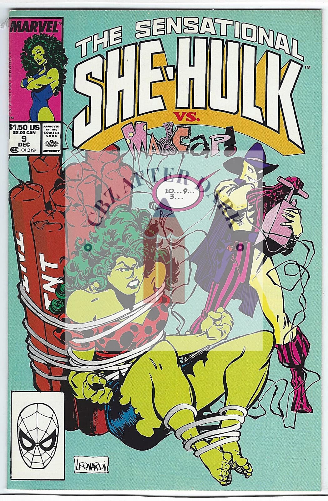 Sensational She-Hulk, Vol. 1 #9A - 9.6 Near Mint + Marvel Comics - 1989 - Image 1