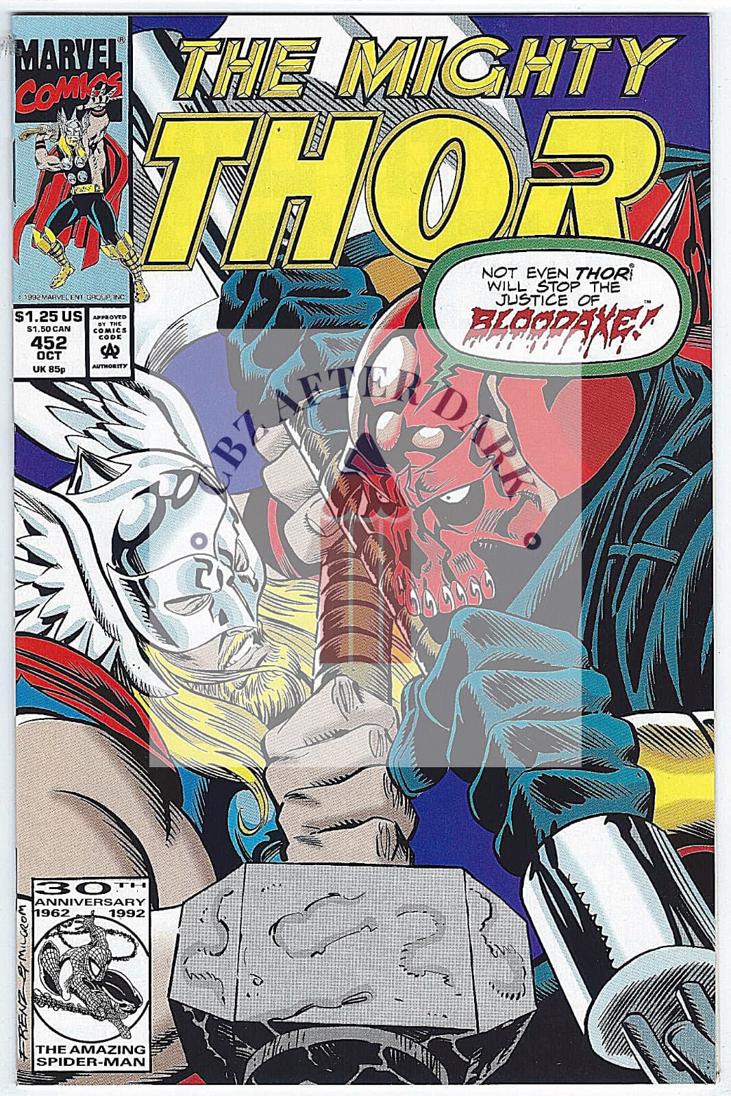 Thor, Vol. 1 #452A - 9.6 Near Mint + Marvel Comics - 1992 - Image 1