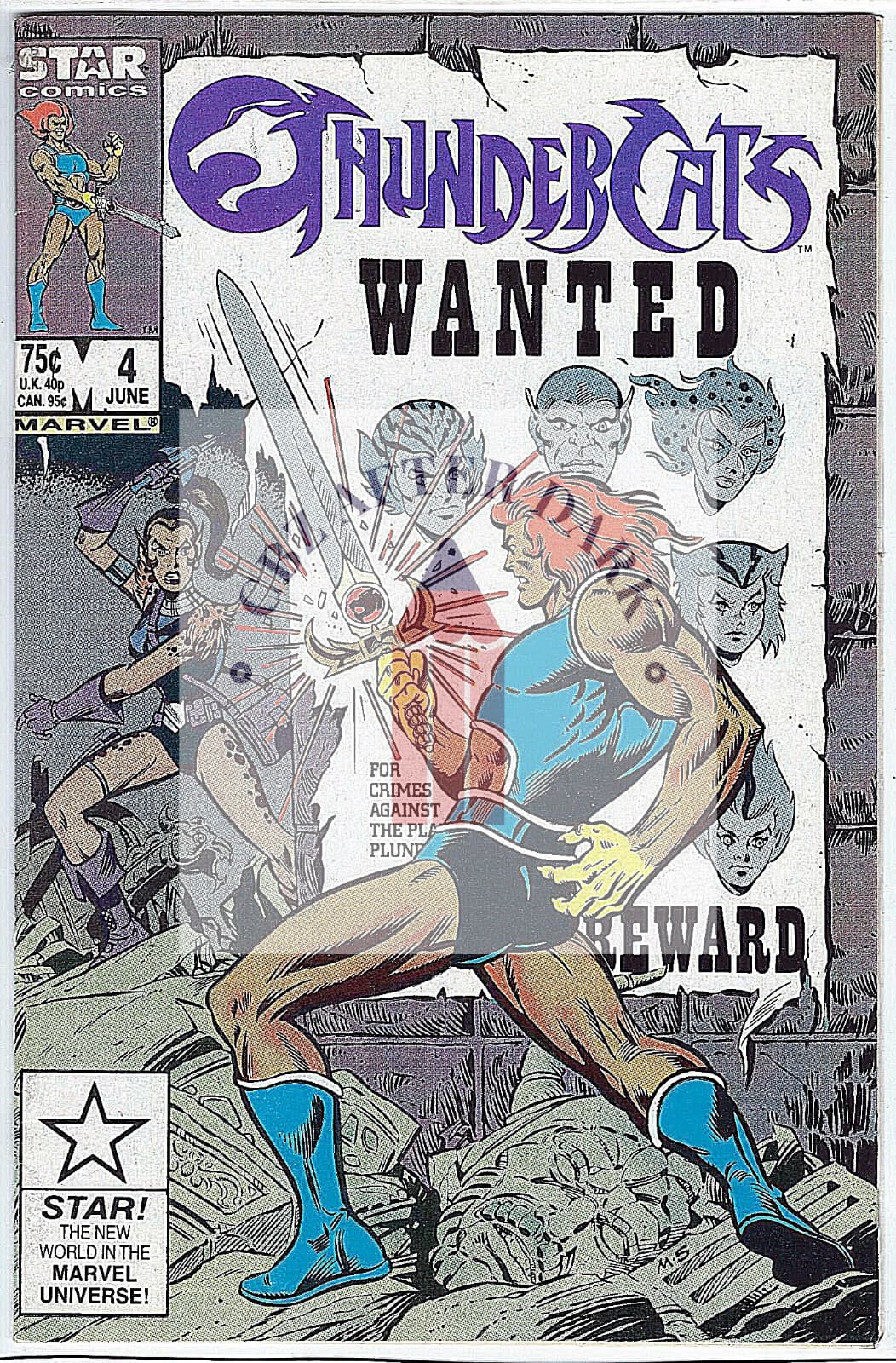 Thundercats #4A - 9.2 Near Mint - Marvel Comics - 1986 - Image 1