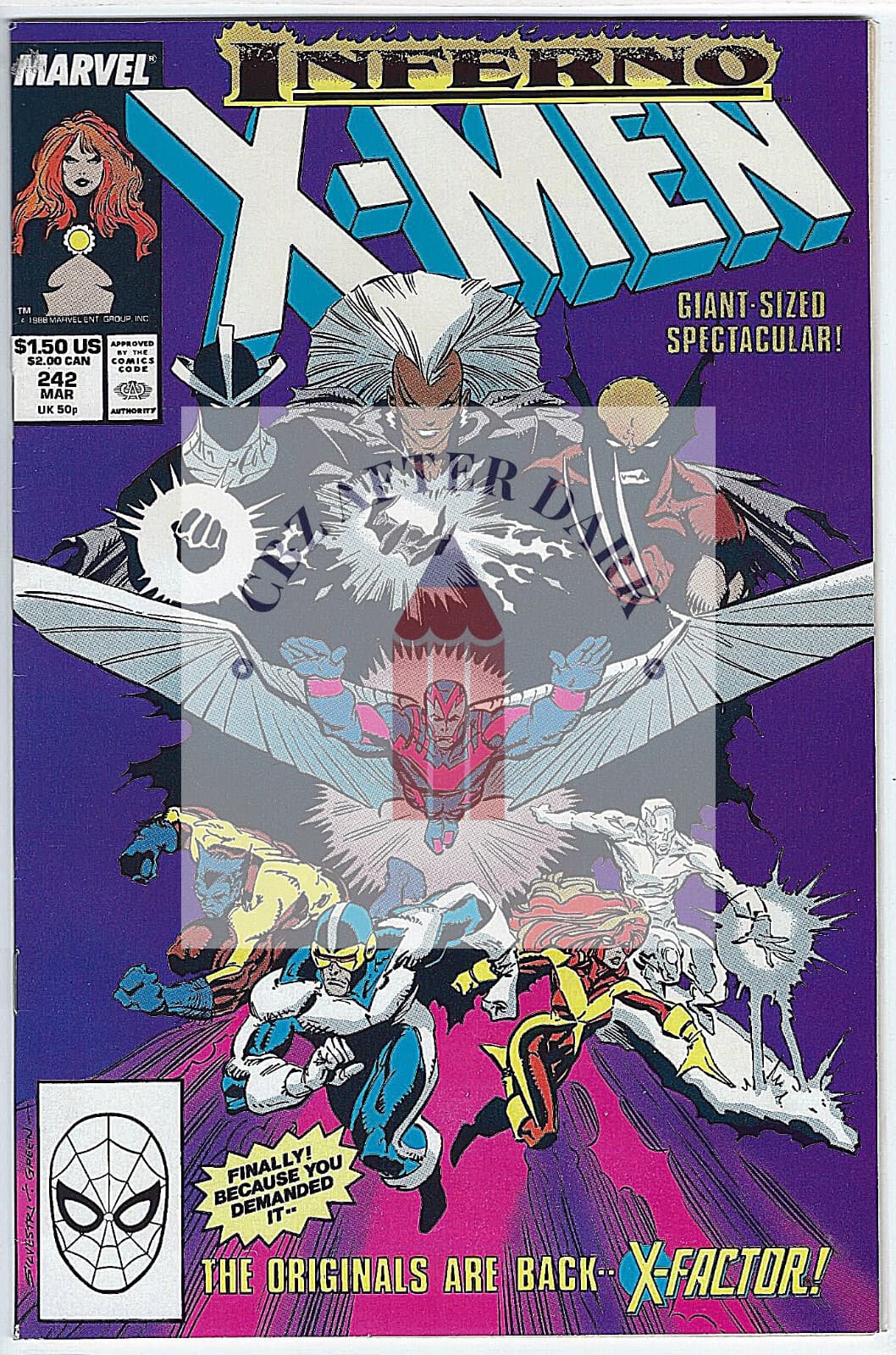 Uncanny X-Men, Vol. 1 #242A - 9.2 Near Mint - Marvel Comics - 1989 - Image 1