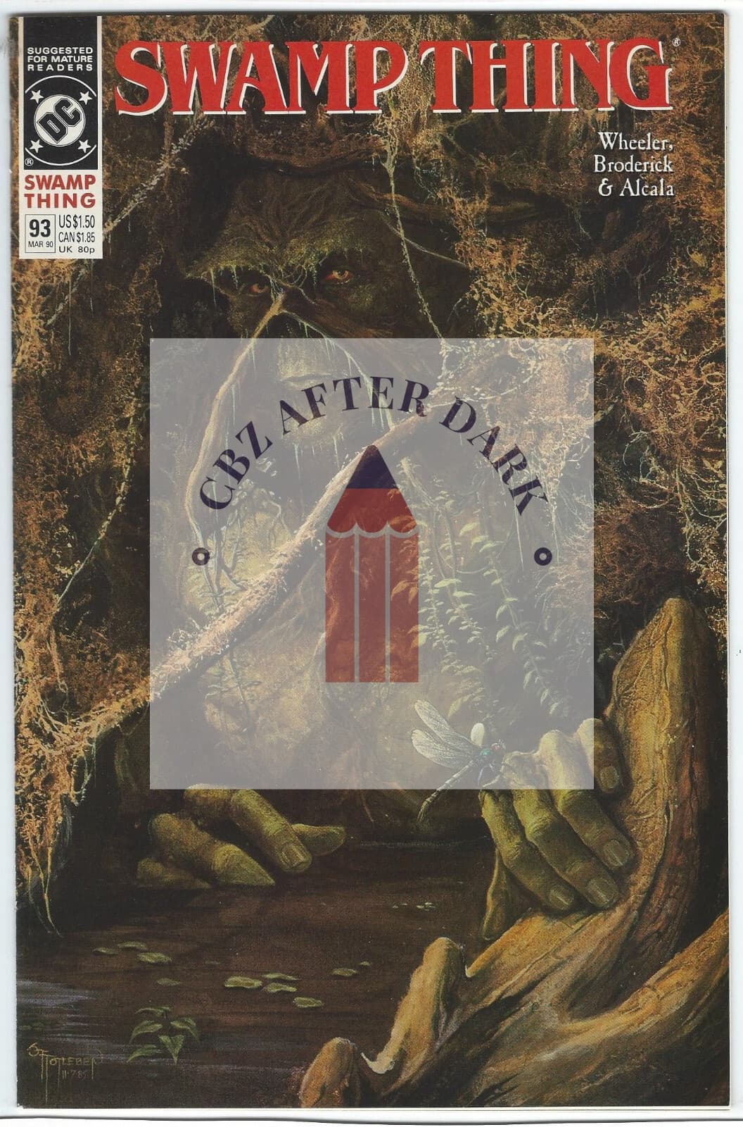 Swamp Thing, Vol. 2 #93 - 9.6 Near Mint + DC Comics - 1990 - Image 1