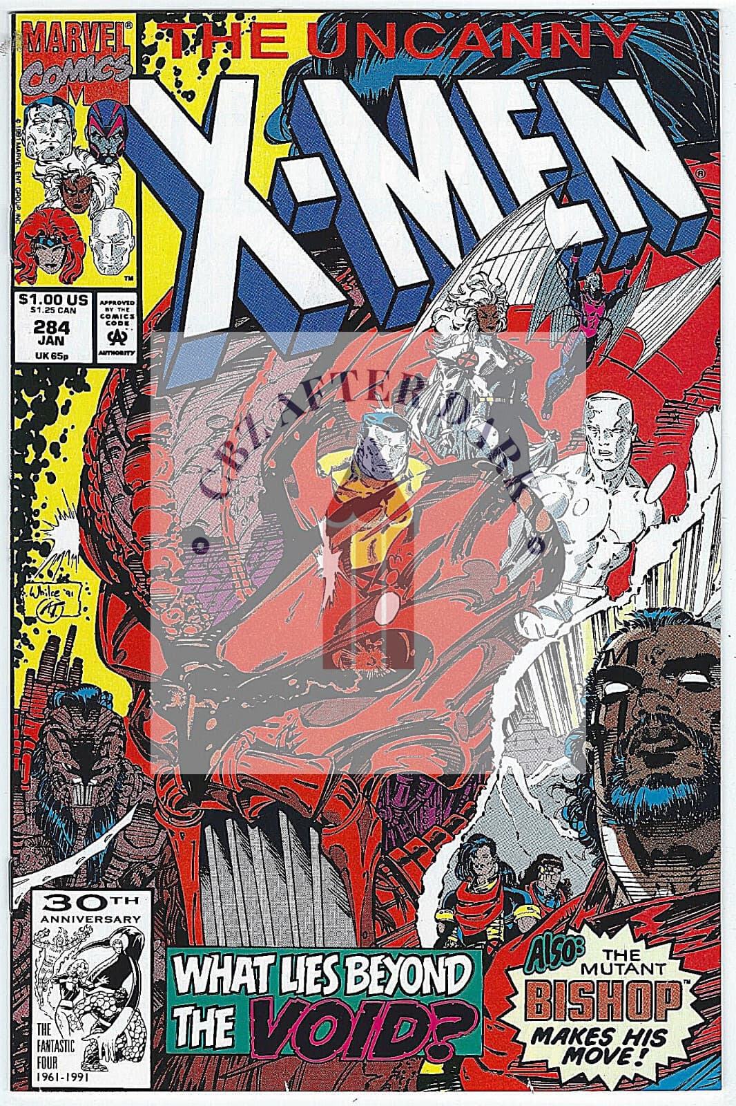 Uncanny X-Men, Vol. 1 #284A - 9.6 NM + Marvel Comics - 2nd full app. Bishop - Image 1