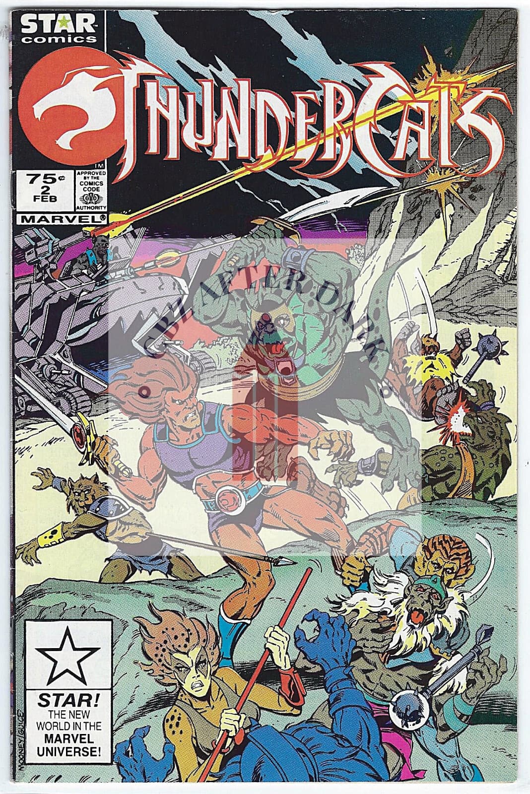 Thundercats #2A - 8.5 Very Fine + Marvel Comics - 1986 - Image 1