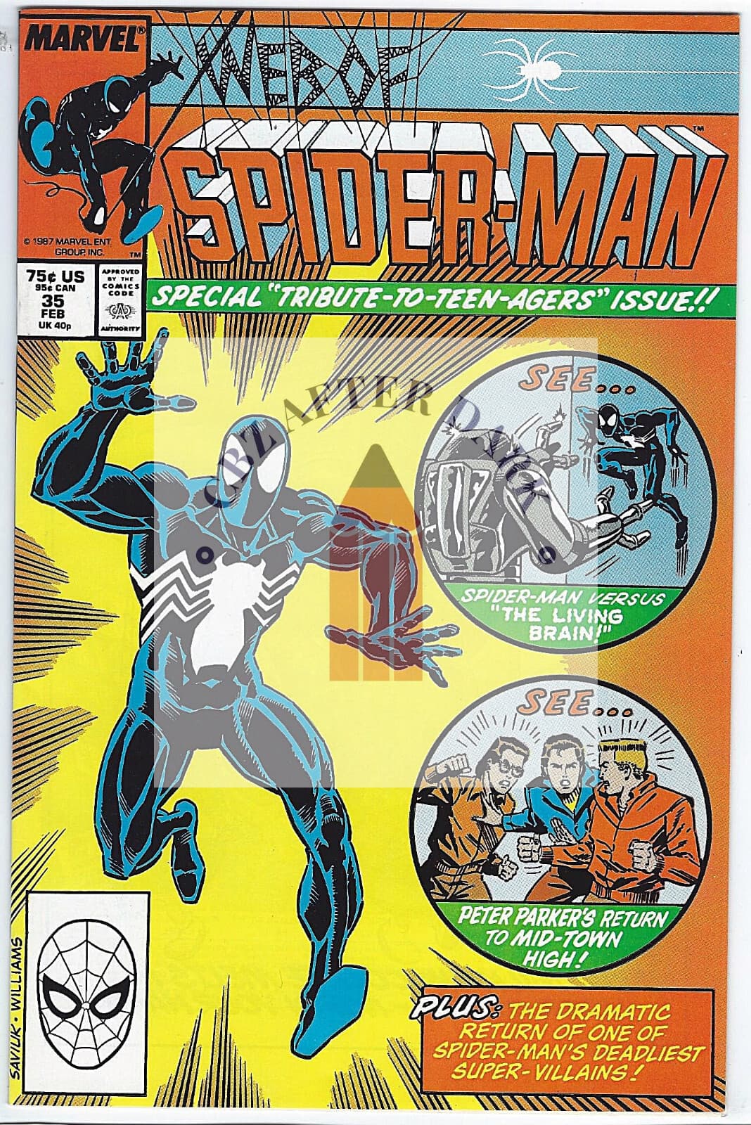Web of Spider-Man, Vol. 1 #35A - 9.2 Near Mint - Marvel Comics - 1988 - Image 1