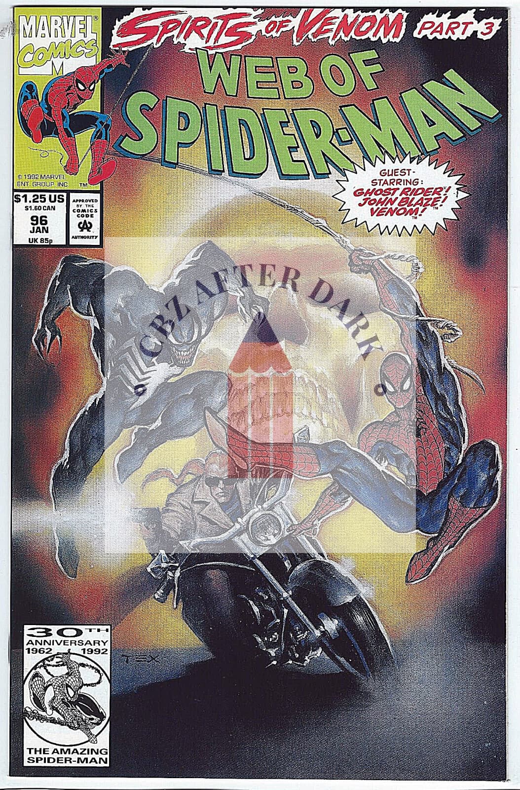 Web of Spider-Man, Vol. 1 #96A - 9.6 Near Mint + Marvel Comics - 1993 - Image 1