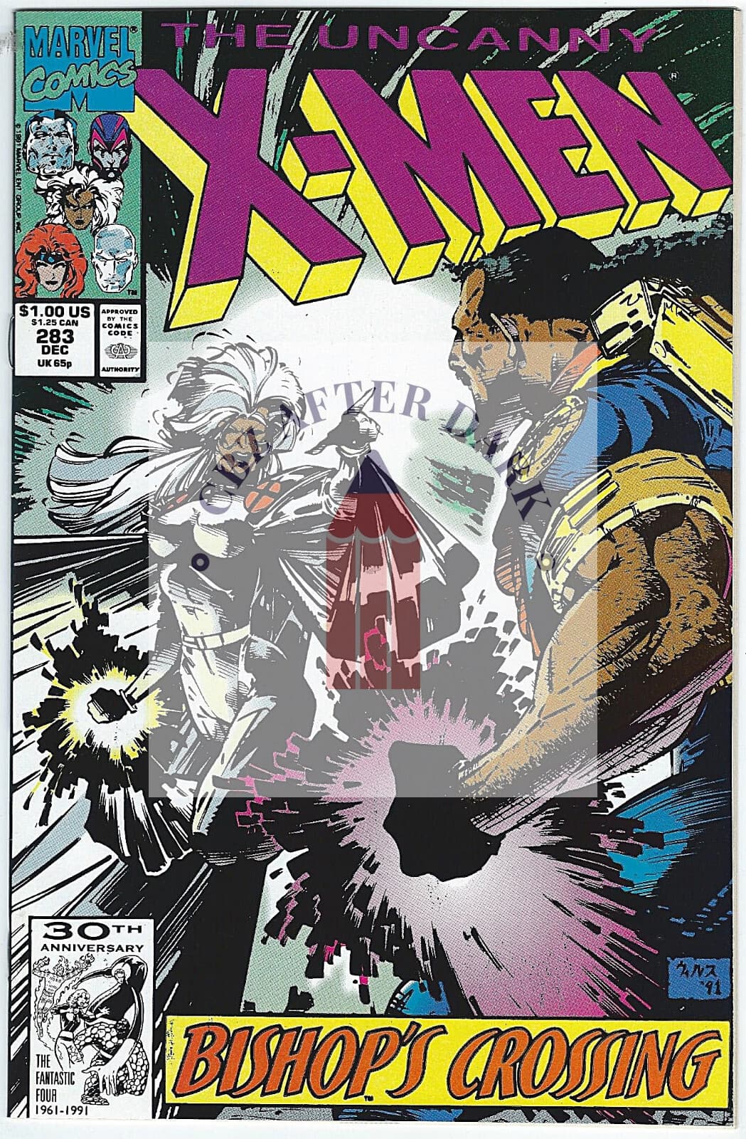 Uncanny X-Men, Vol. 1 #283A - 9.2 Near Mint - 1st full app. Bishop, Gamemaster - Image 1