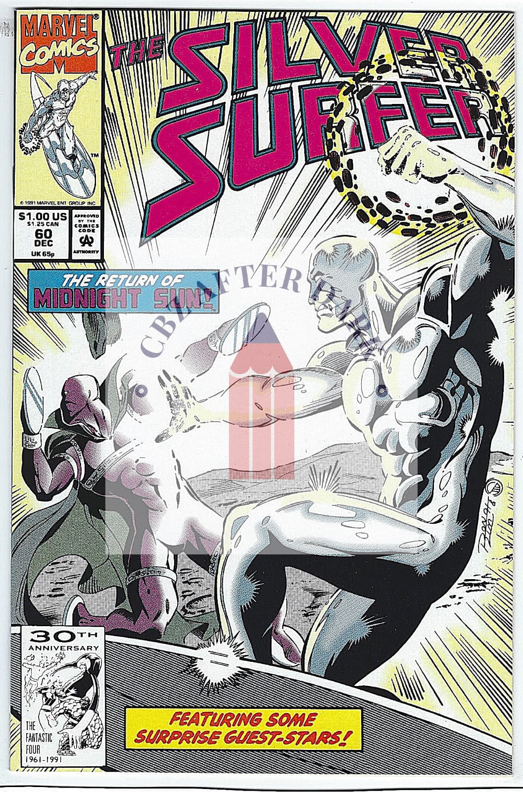Silver Surfer, Vol. 3 #60A - 9.6 Near Mint + Marvel Comics - 1991 - Image 1