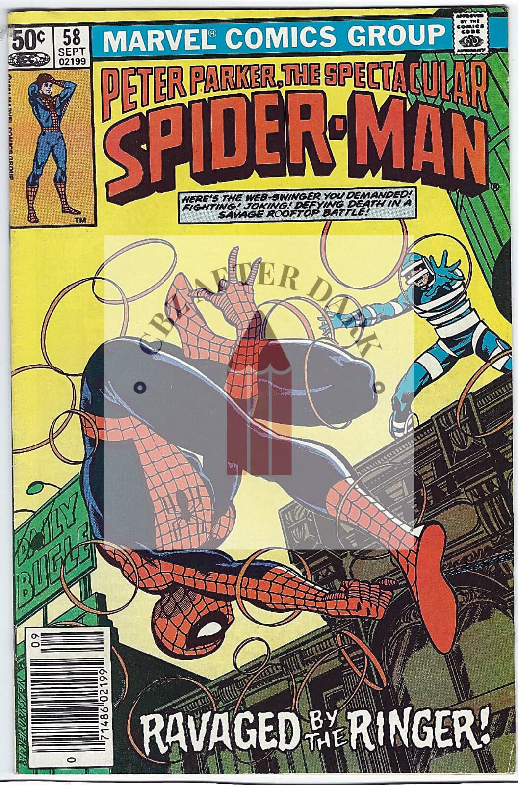 Spectacular Spider-Man, Vol. 1 #58A - 7.5 VF - Debut of Beetle's Battle Suit - Image 1