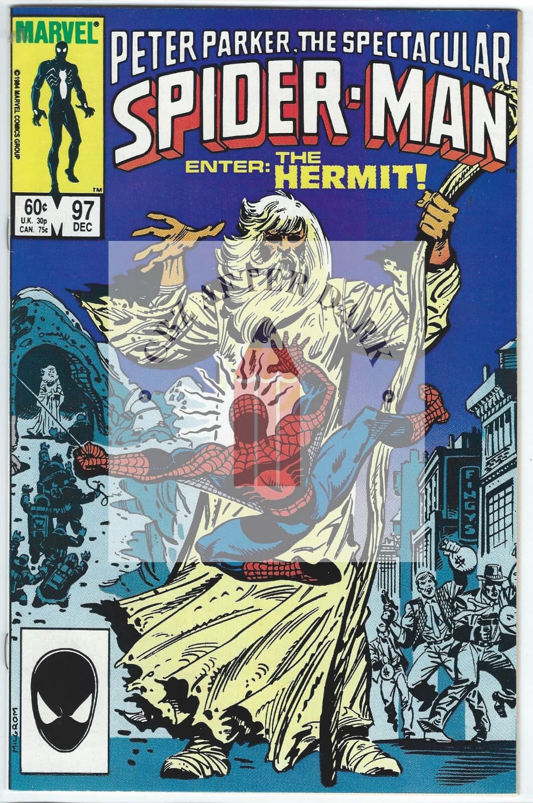 Spectacular Spider-Man, Vol. 1 #97A - 9.6 NM + 1st full app. Jonathan Ohnn - Image 1