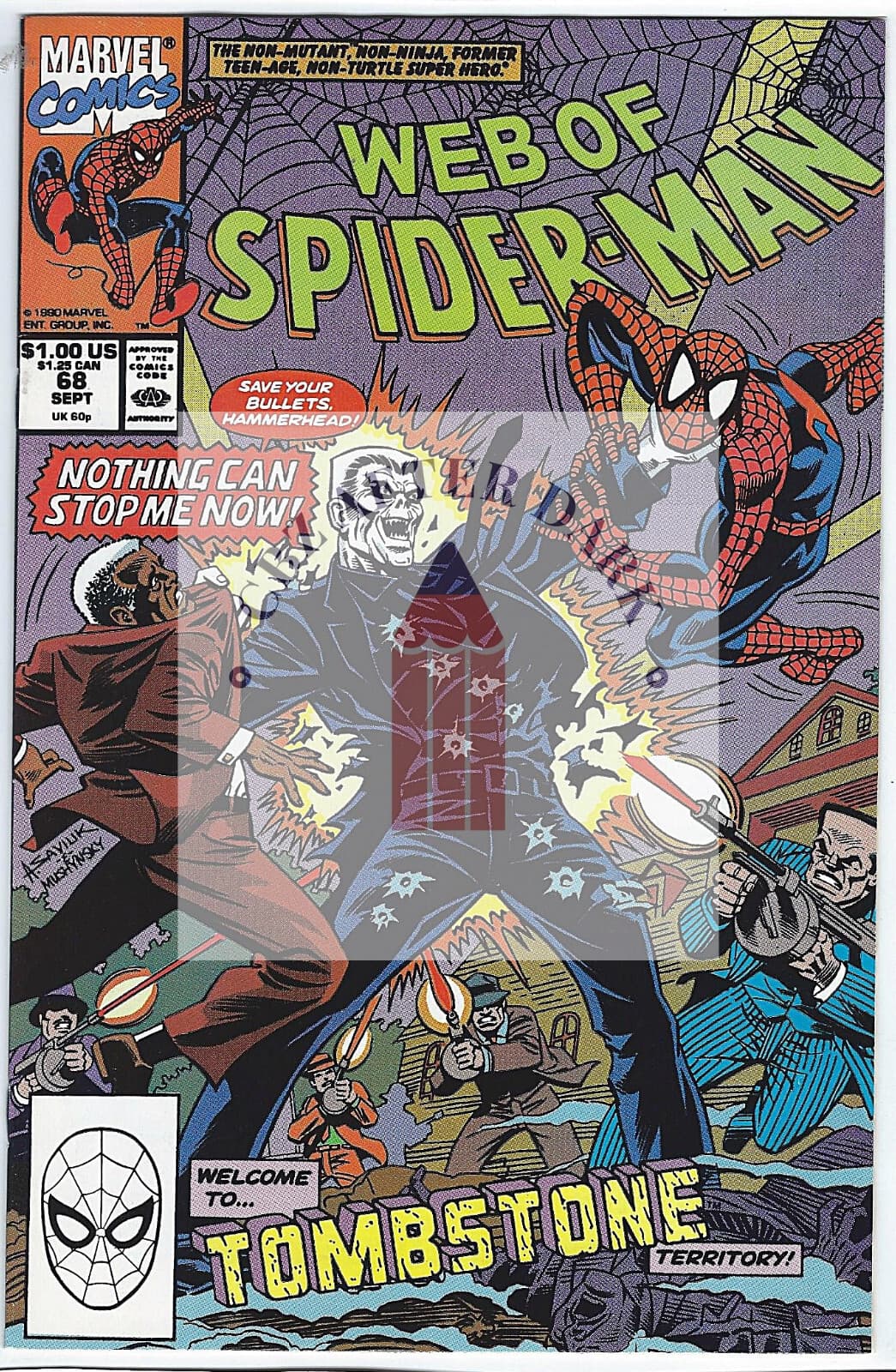 Web of Spider-Man, Vol. 1 #68A - 4.5 Very Good + Marvel Comics - 1990 - Image 1