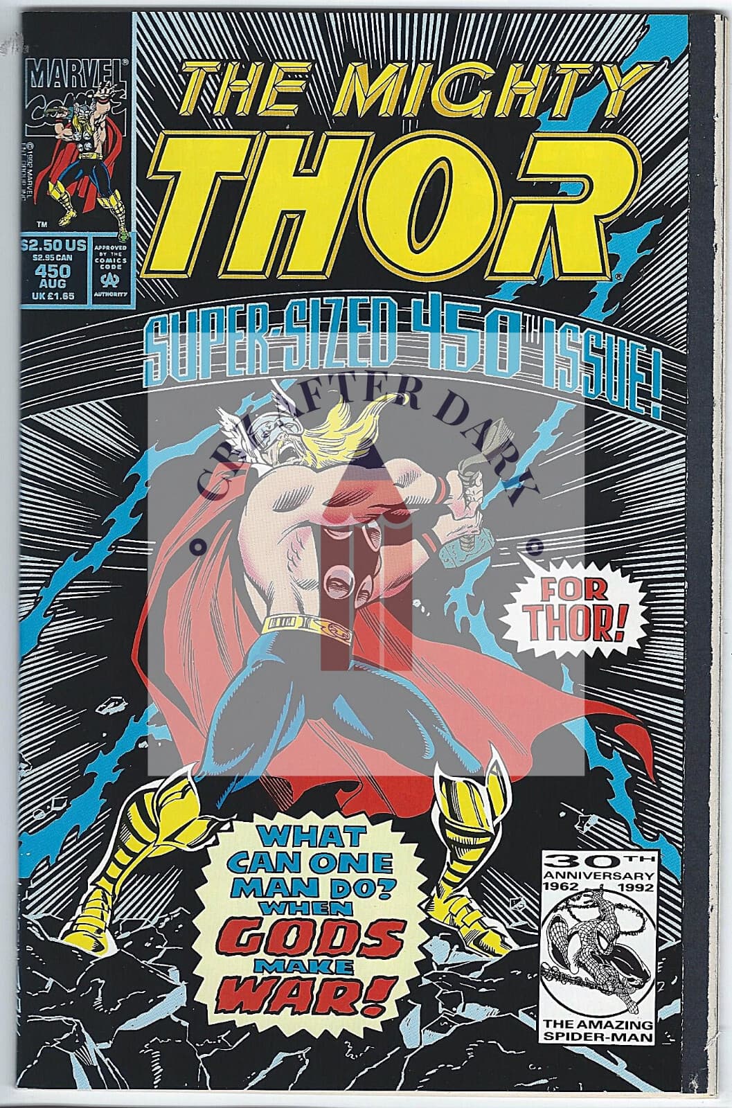 Thor, Vol. 1 #450A - 9.6 Near Mint + Marvel Comics - 1992 1st app. Bloodaxe - Image 1