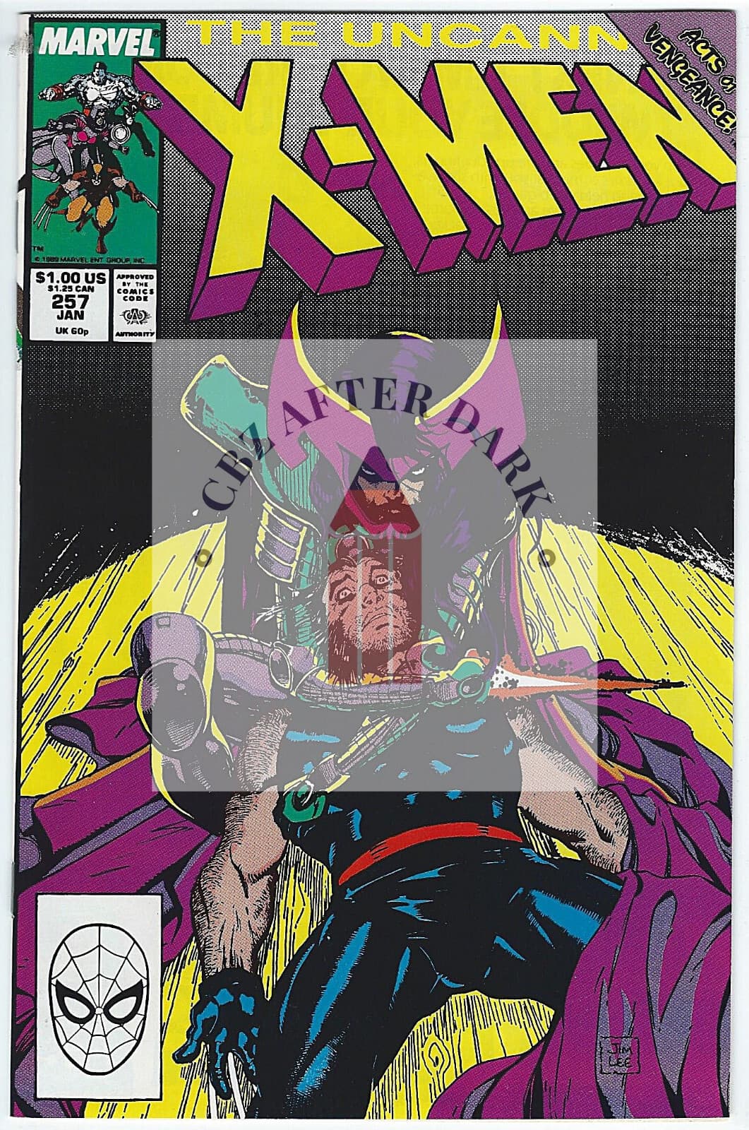 Uncanny X-Men, Vol. 1 #257A - 9.2 Near Mint - Debut of Psylocke's Psychic Knife - Image 1