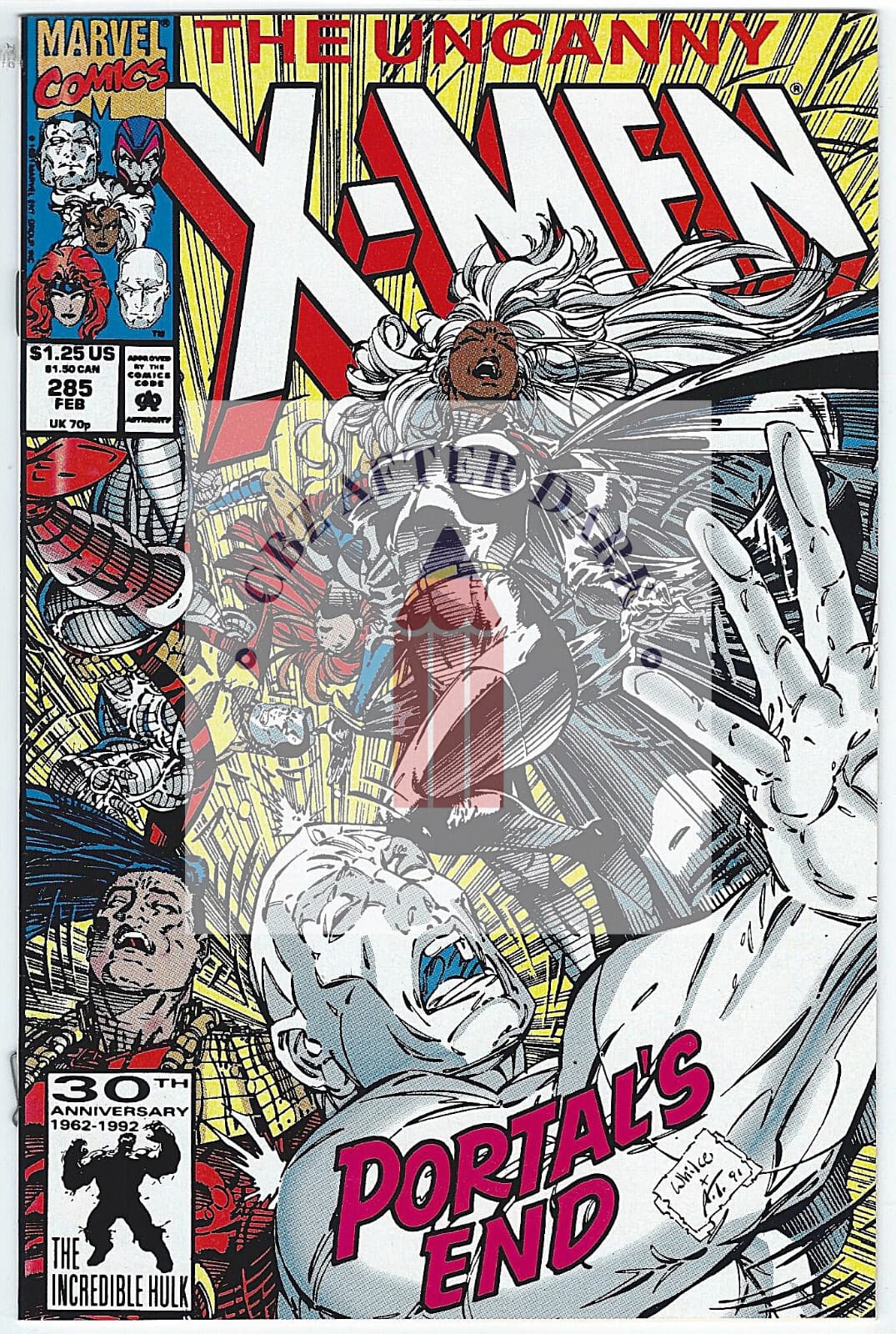 Uncanny X-Men, Vol. 1 #285A - 9.6 Near Mint + 1st app. Mikhail Rasputin - Image 1