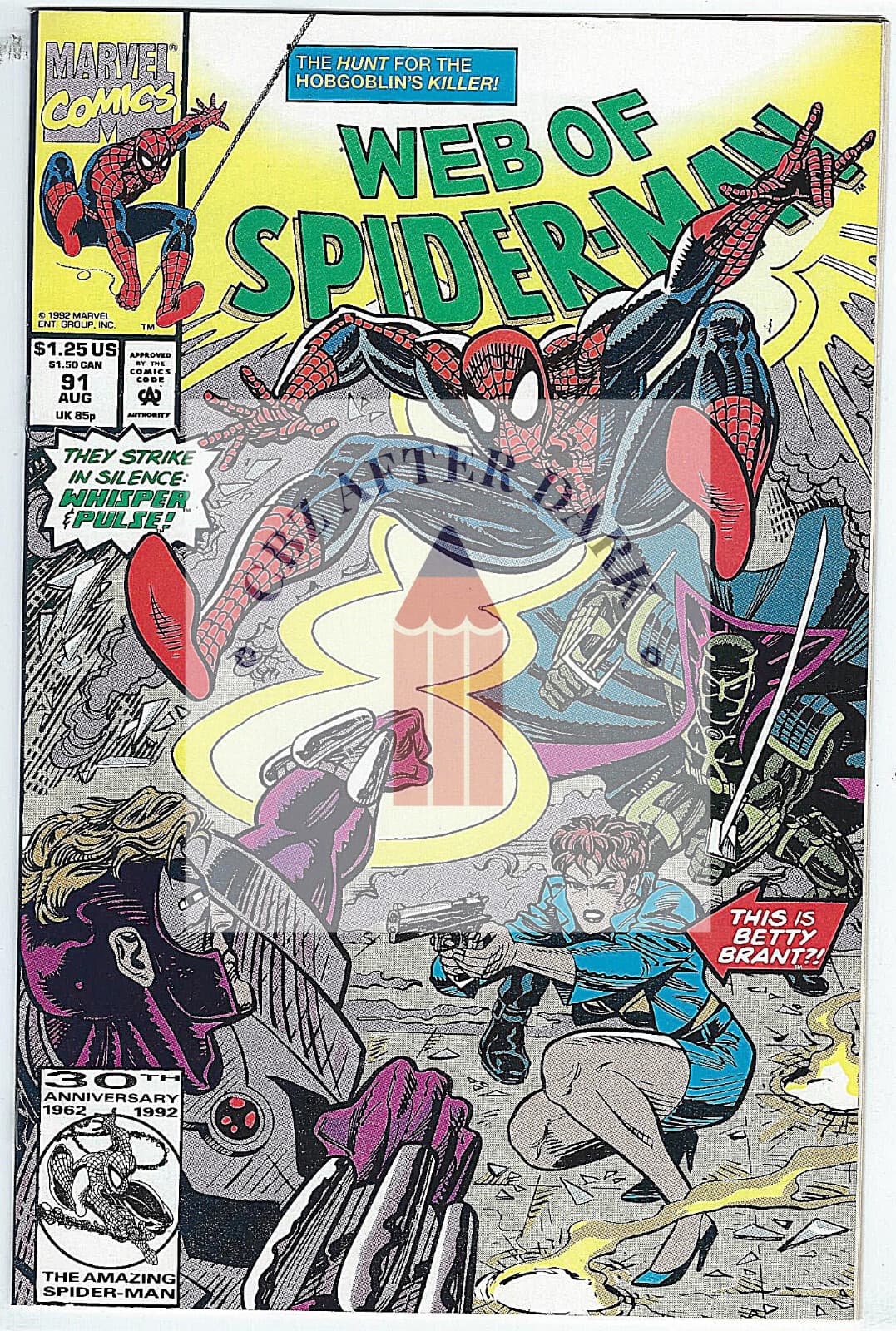 Web of Spider-Man, Vol. 1 #91A - 9.6 Near Mint + Marvel Comics - 1992 - Image 1