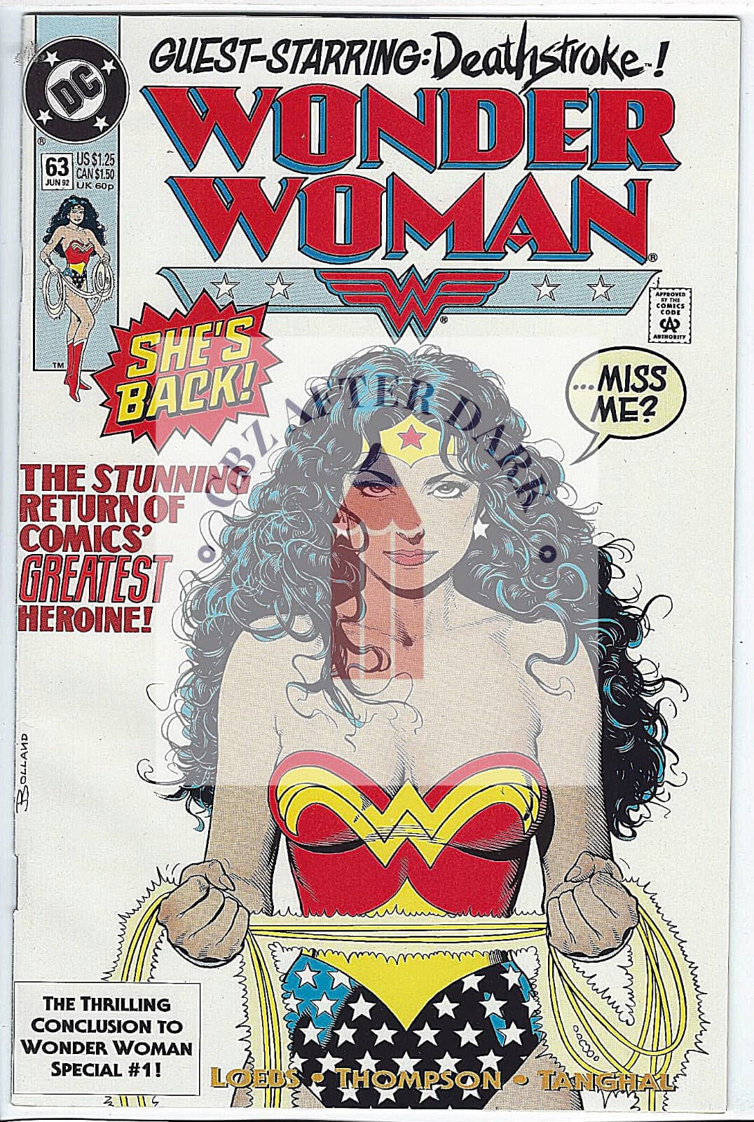 Wonder Woman, Vol. 2 #63A - 9.2 Near Mint - DC Comics - 1992 - Image 1
