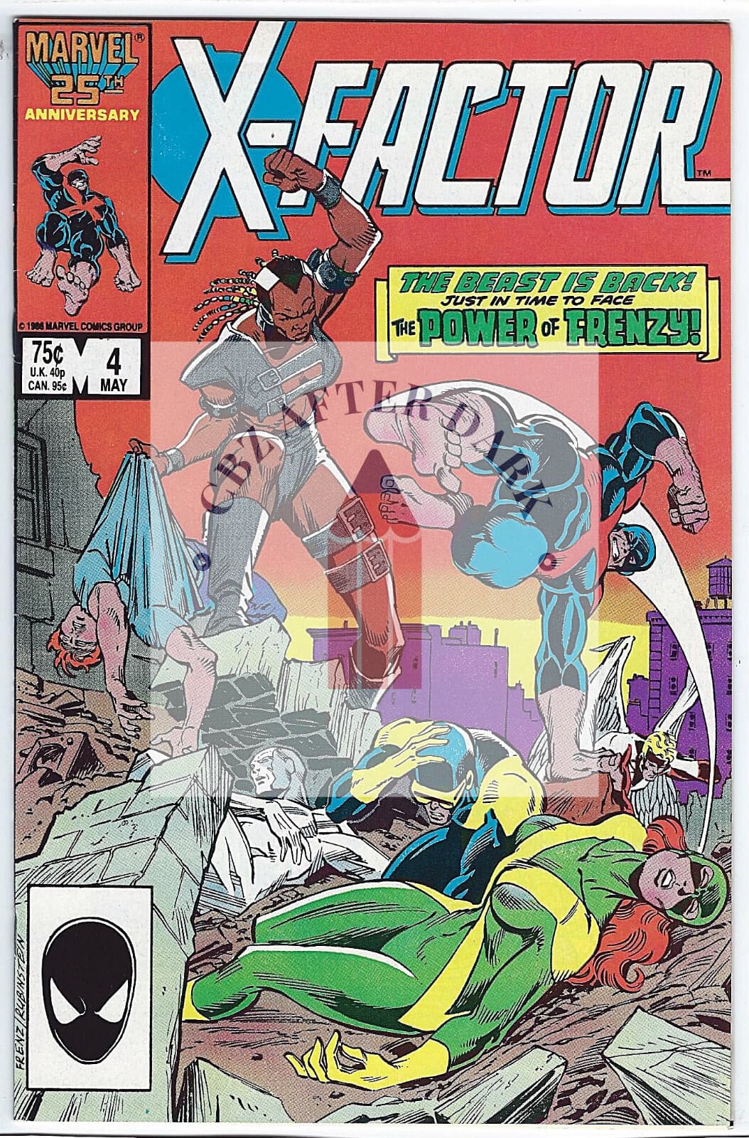 X-Factor, Vol. 1 #4A - 9.2 Near Mint - Marvel Comics - 1986 1st app. Frenzy - Image 1