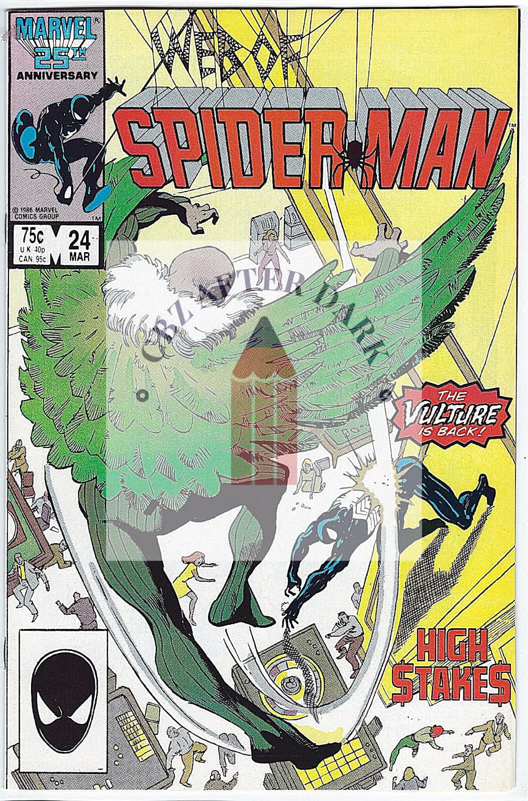 Web of Spider-Man, Vol. 1 #24A - 9.2 Near Mint - 2nd cameo app. Eddie Brock - Image 1