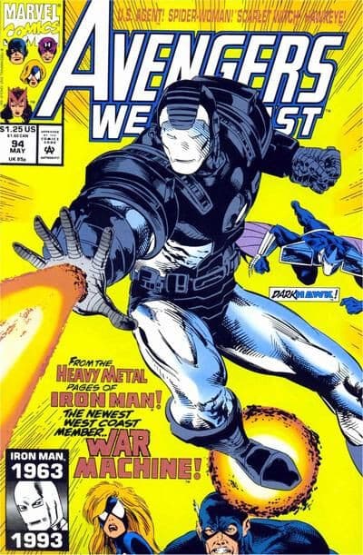 West Coast Avengers, Vol. 2 #94A - 9.6 NM + Rhodey Becomes War Machine - Image 1