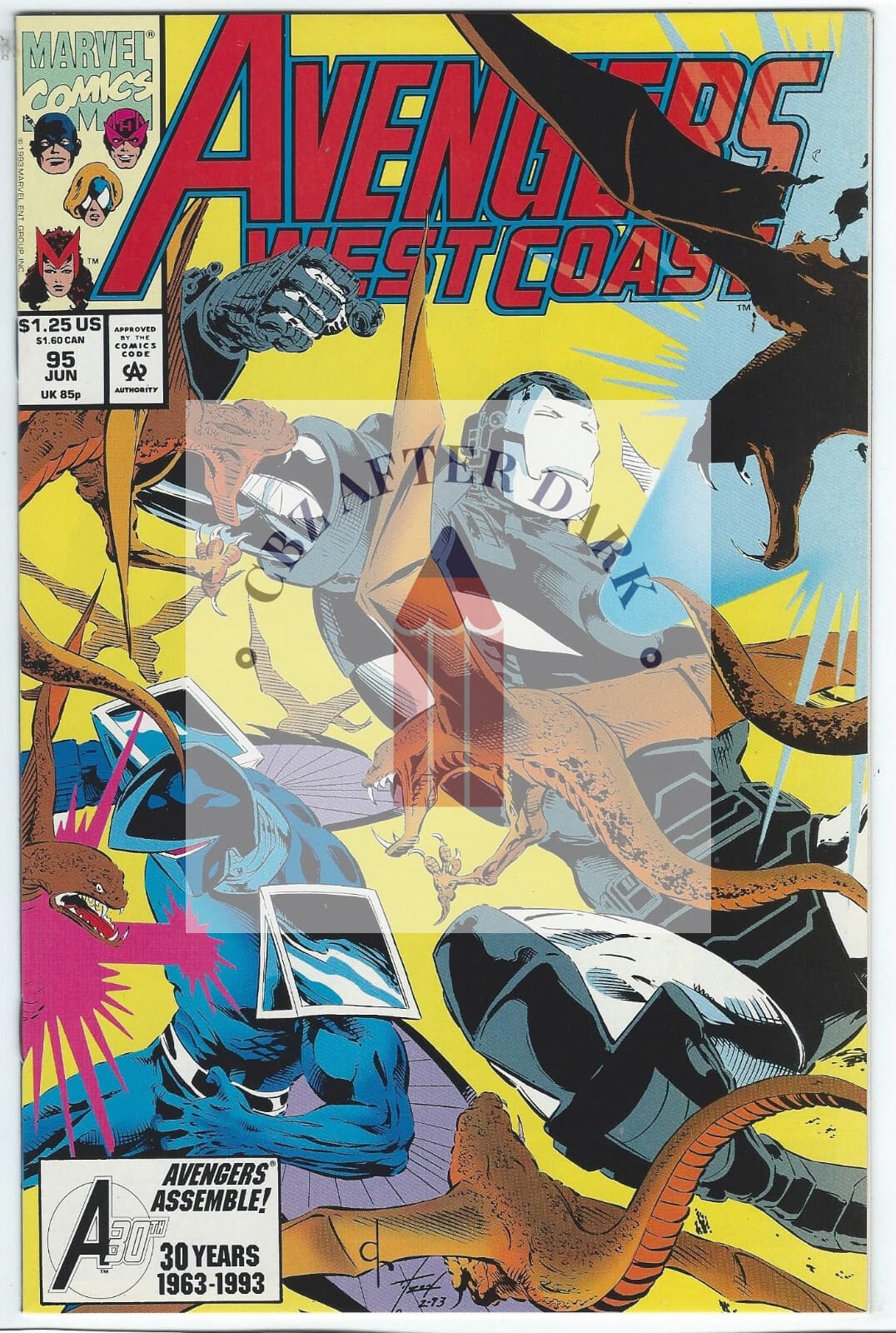 West Coast Avengers, Vol. 2 #95A - 9.6 Near Mint + Marvel Comics - 1993 - Image 1