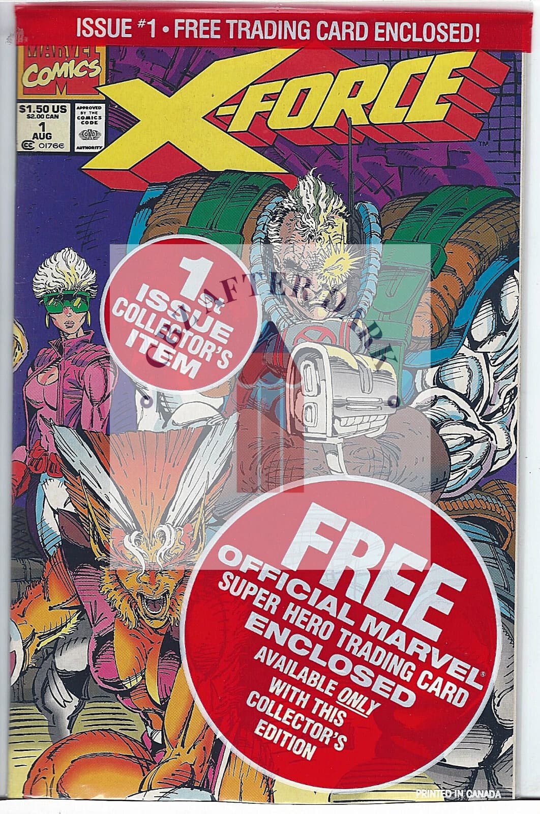 X-Force, Vol. 1 #1A - 9.6 NM + 3rd app. Warpath, 1st app. G.W. Bridge - Image 1