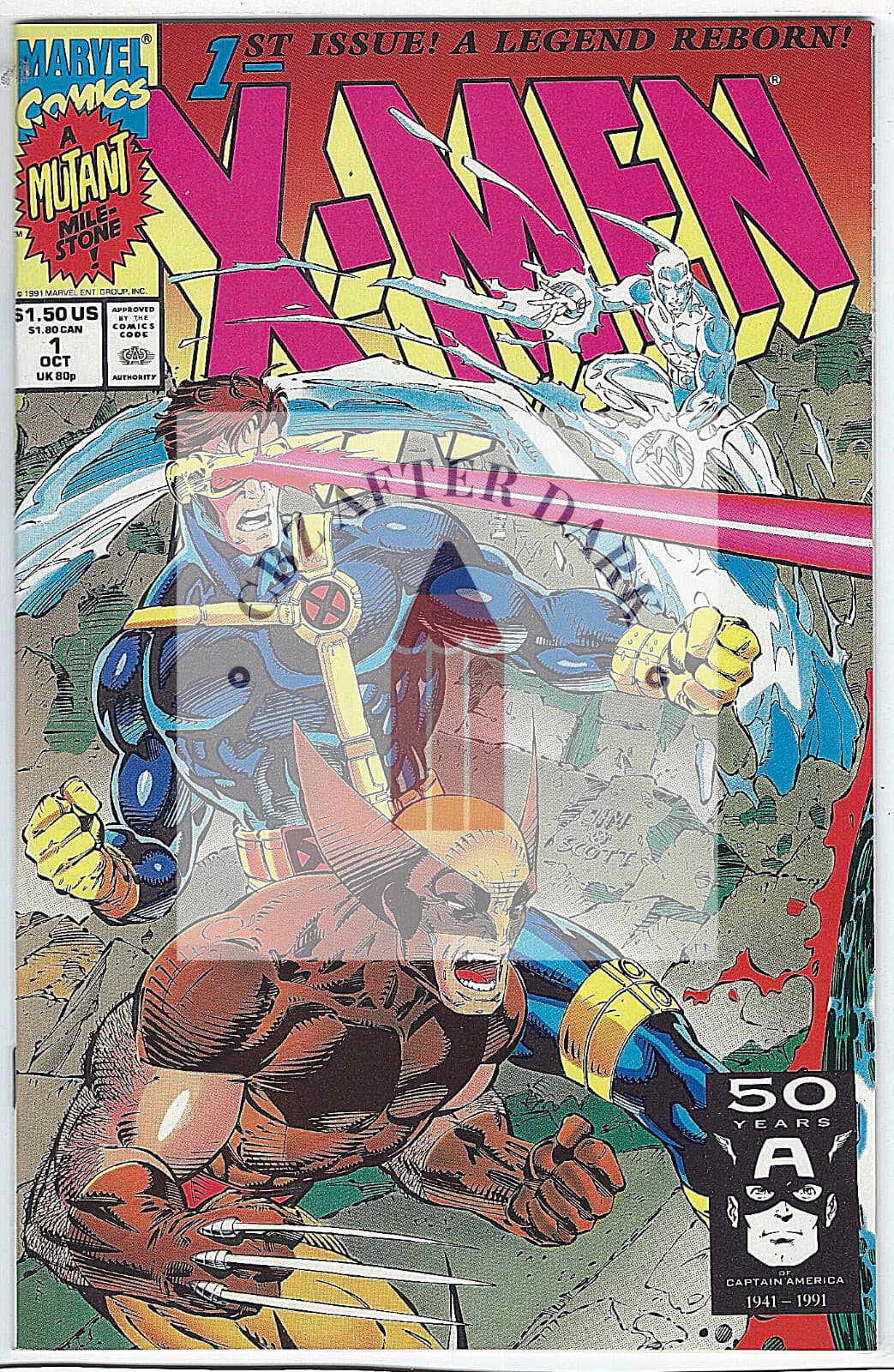 X-Men, Vol. 1 #1C - 9.2 NM - Marvel Comics - 1991 - 1st team app. X-Men Gold - Image 1