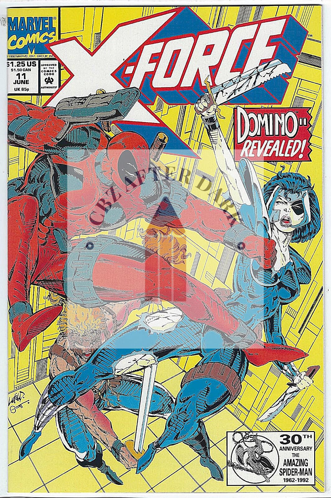 X-Force, Vol. 1 #11A - 9.2 Near Mint - Battle of Deadpool vs. Domino Copycat - Image 1