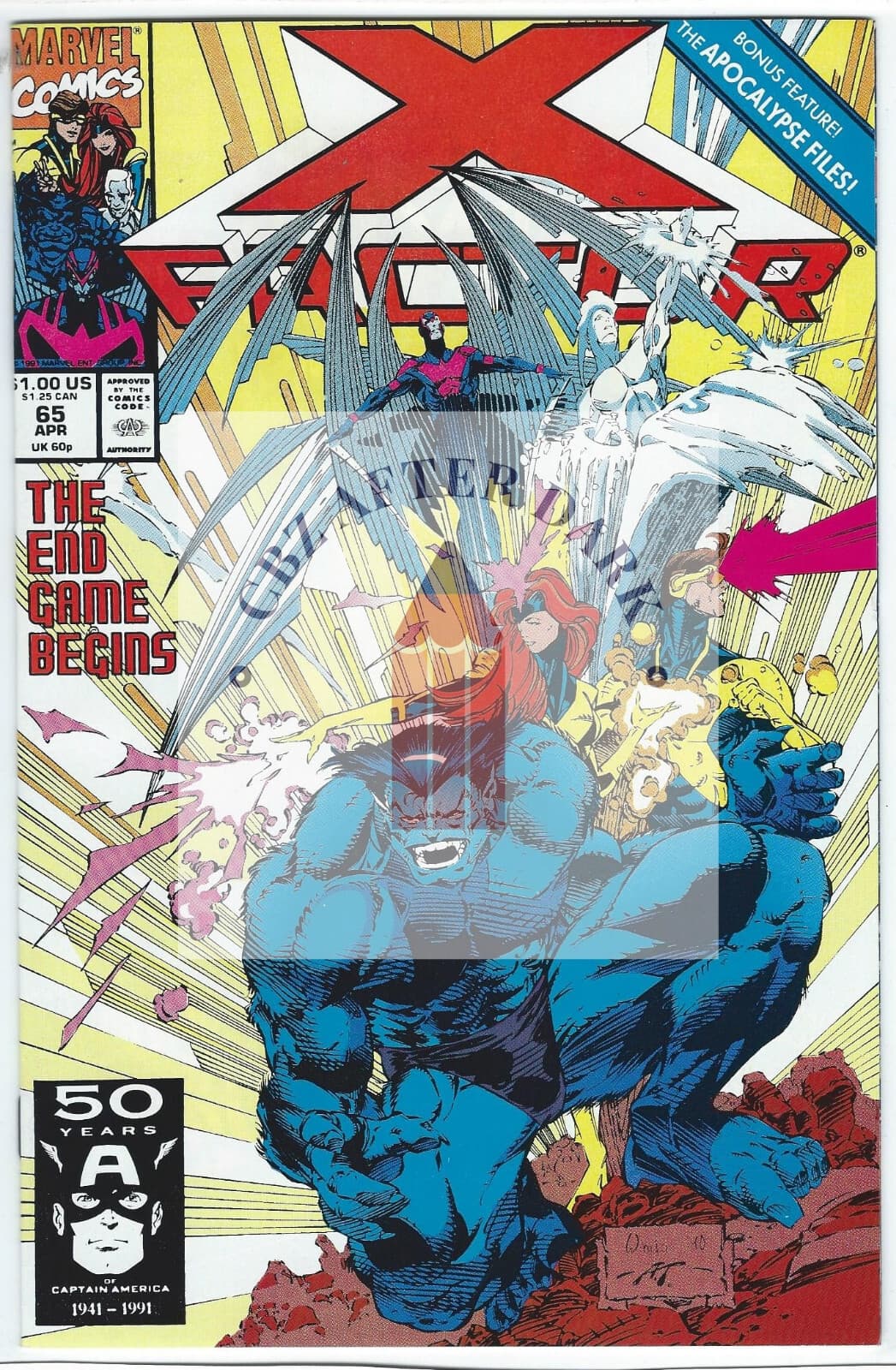 X-Factor, Vol. 1 #65A - 9.2 NM - Marvel Comics - 1991 1st team app. Dark Riders - Image 1