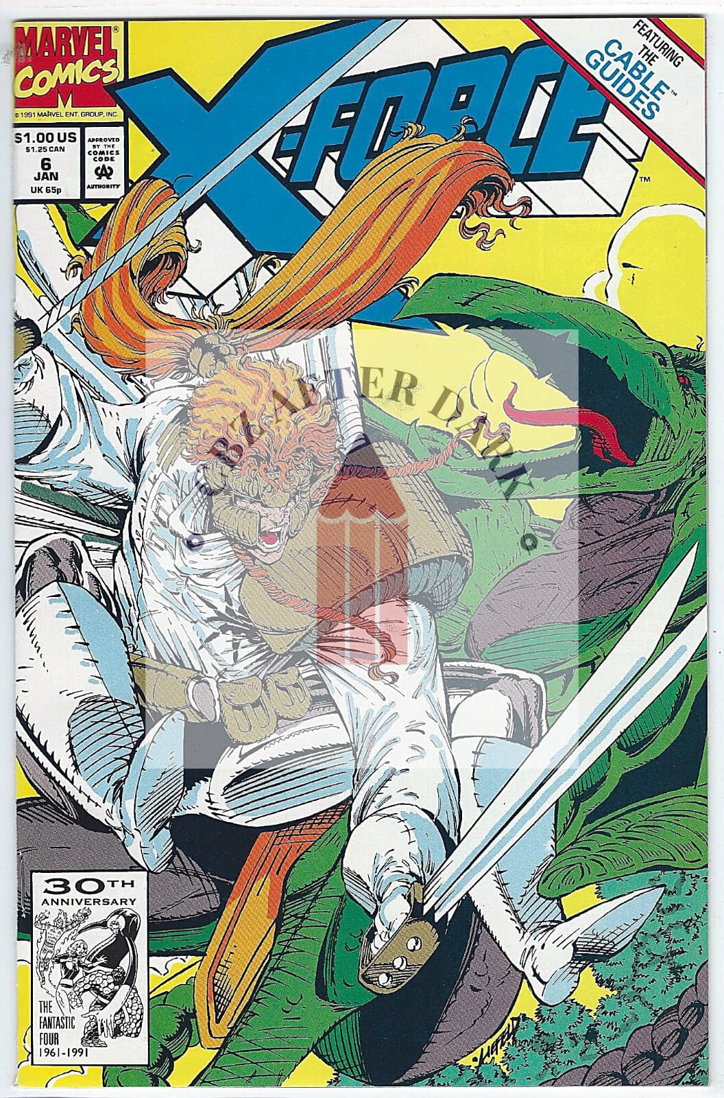 X-Force, Vol. 1 #6A - 9.2 NM - Marvel Comics - 1992 1st app. Thornn, Phantazia - Image 1