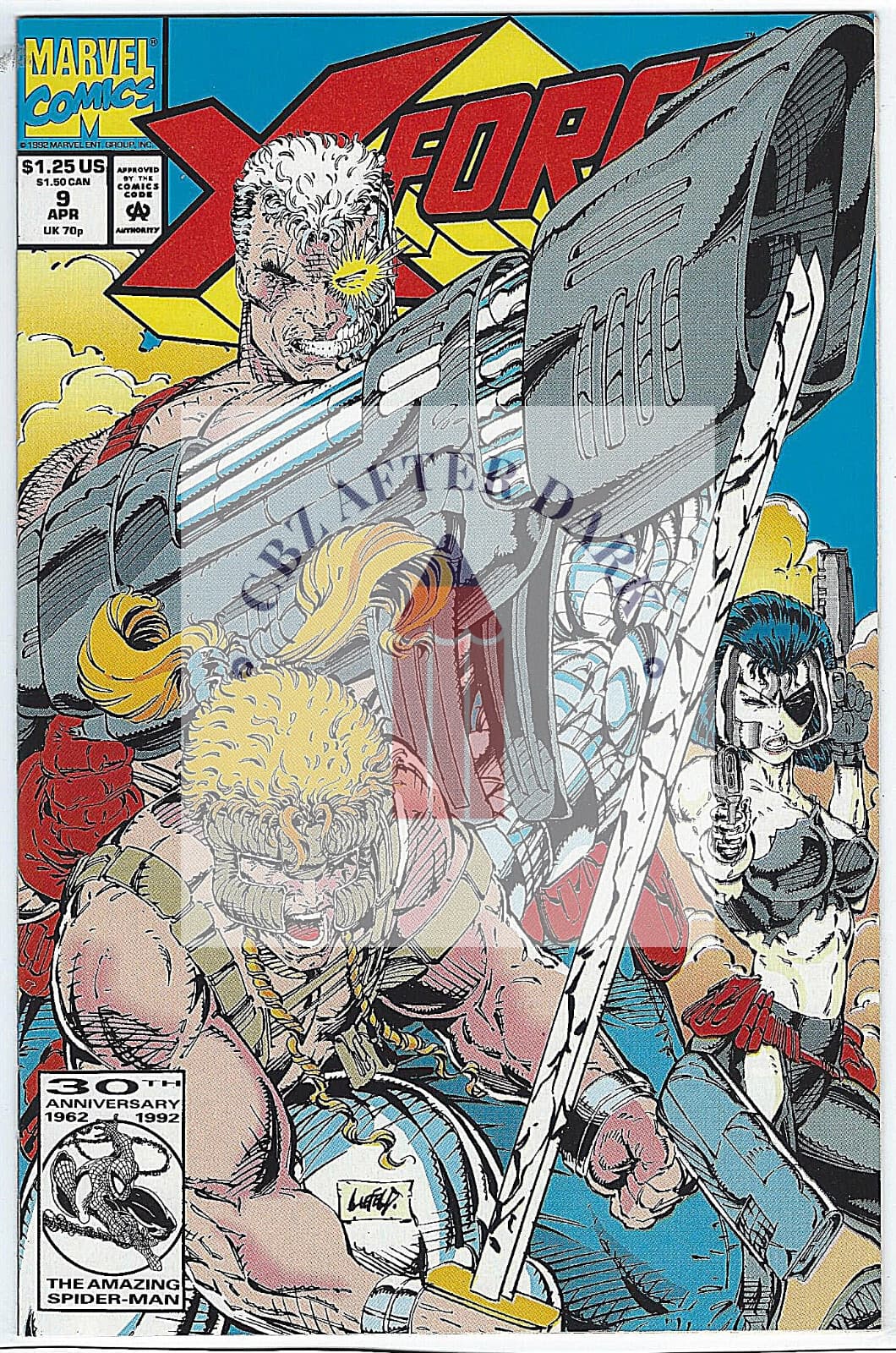 X-Force, Vol. 1 #9A - 9.6 Near Mint + Marvel Comics - 1992 - Image 1