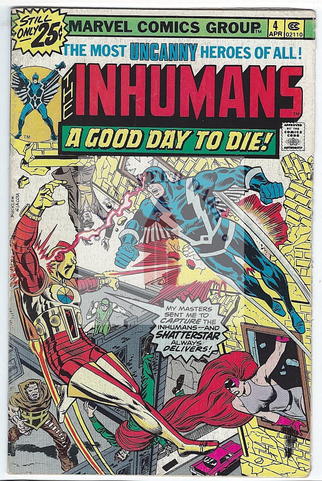 Inhumans, Vol. 1 #4A - 4.0 Very Good - Marvel Comics - Image 1