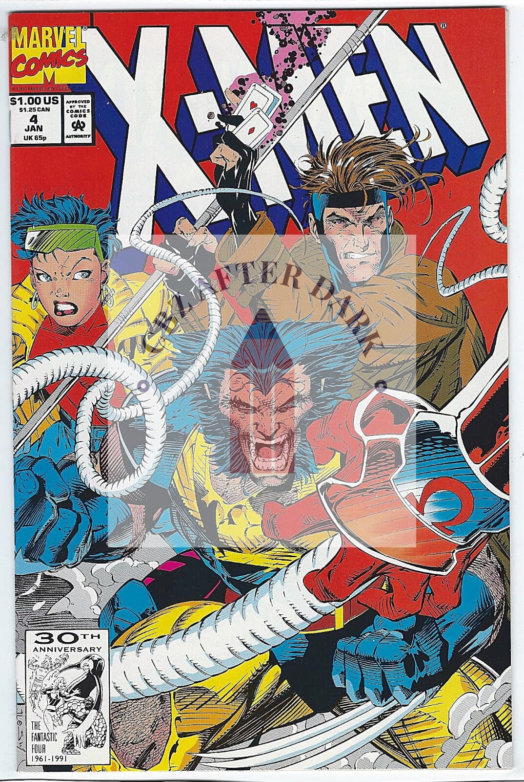 X-Men, Vol. 1 #4A - 9.6 Near Mint + Marvel Comics - 1992 - 1st app. Omega Red - Image 1